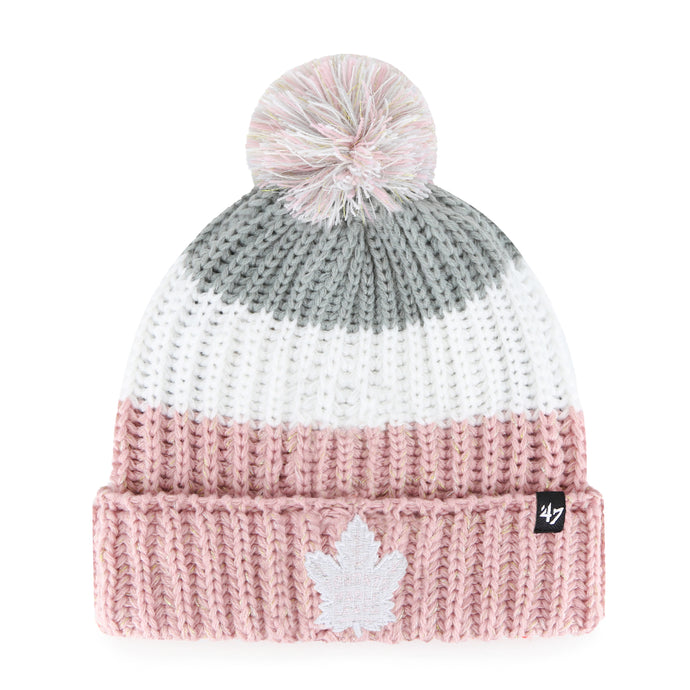 Tuque en tricot à revers Diana des Maple Leafs de Toronto pour femmes